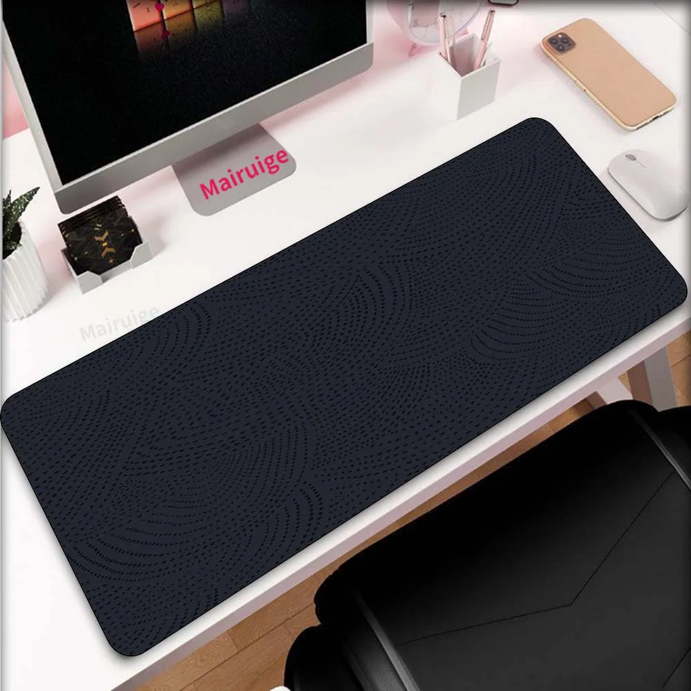 

Black Design Large Mouse Pad Laptop PC Gaming Mouse Pad Desktop Computer Keyboard Mouse Pad Mat Gaming Accessories Gaming Desk