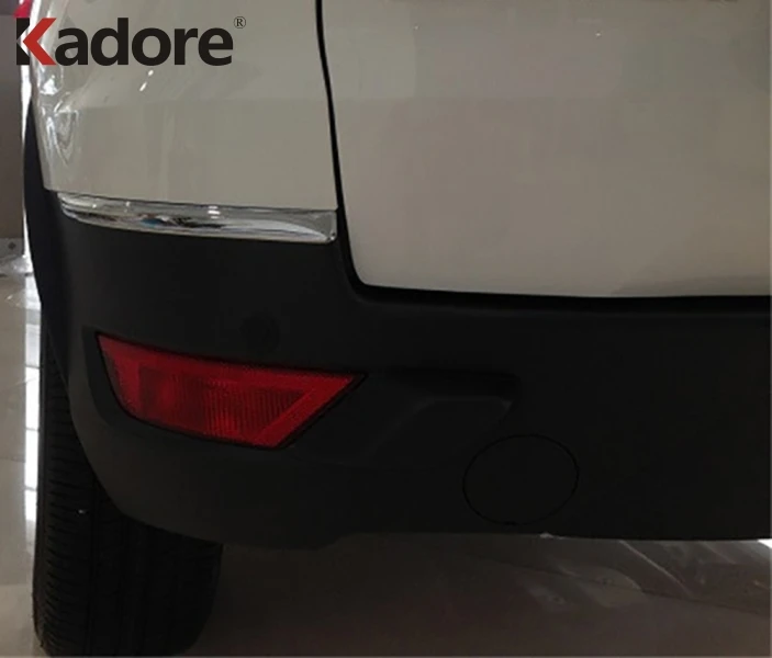 Для Ford EcoSport 2013 2014 2015 2016 ABS хром авто задний бампер Нижняя угловая Полоса