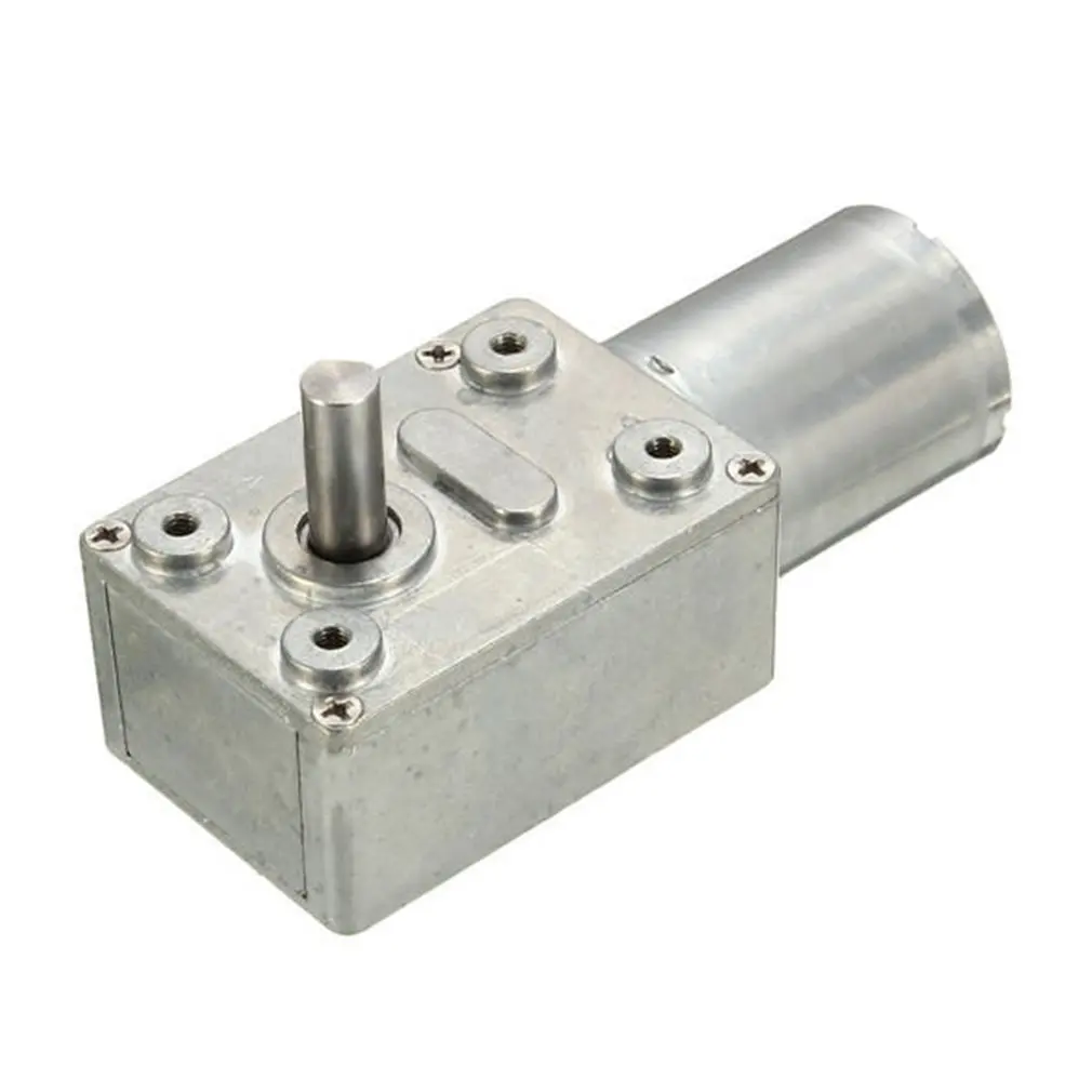 

New 2021 Gw370 Dc 12v 30rpm Reversible High Torque Turbo Worm Gear Motor Dc Reducer Electrical Equipment Supplies Accessories