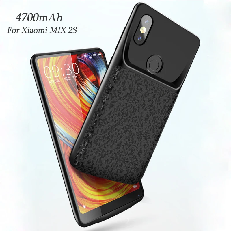 Высокое качество 4700mAh чехол питания для Xiaomi MIX 2S пакет резервного заряда батареи