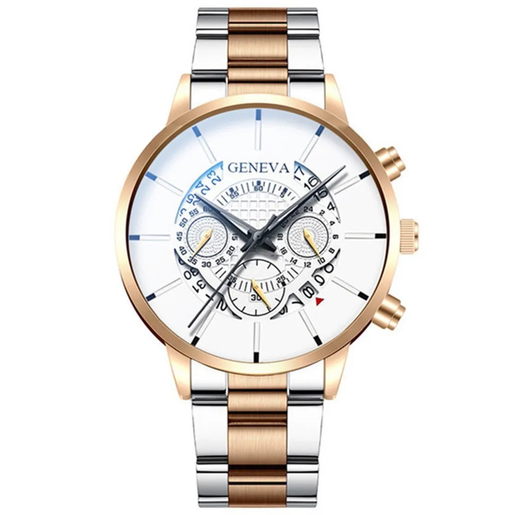 

Fashion Cool Unique Digital Literal Multi Layer Dial Men Quartz Mesh Belt Watch Relogio Masculino Feminino Zegarek Damski