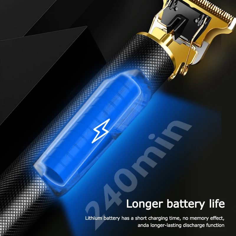 Close cutting цифровая Парикмахерская электрическая машинка для стрижки волос