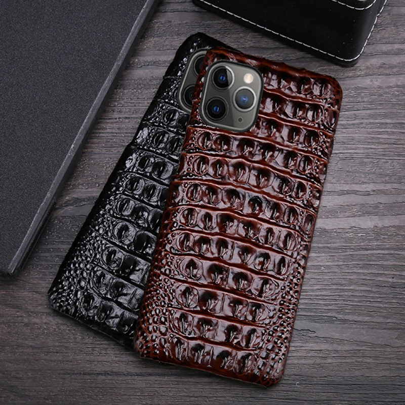 Подходит для iPhone 6 6s 7 8 Plus 11 Pro X Xr Xs Max чехол из воловьей кожи аллигатора подходит 6sp