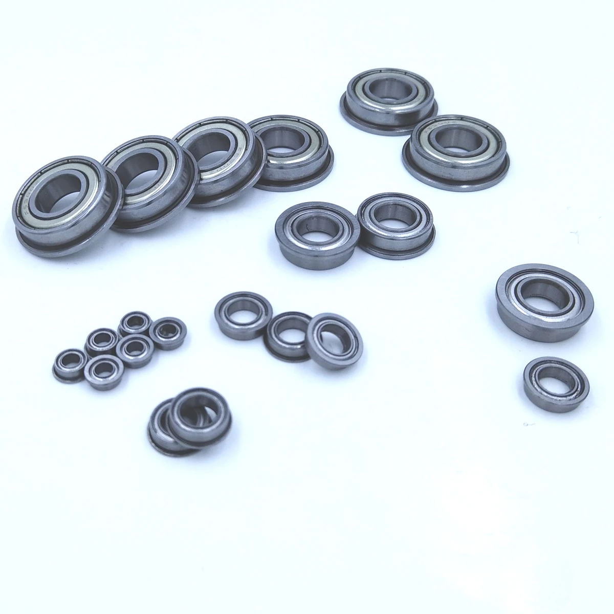 10Pcs 1Lot F674 F674-ZZ F674ZZ F674-2Z F674Z zz z 2z MF74ZZ MF74 MF74-zz Flanged Flange Ball Bearing 4 x 7 x 2.5mm images - 2