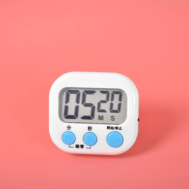 

Кухонный таймер, магнитный ЖК-цифровой секундомер обратного отсчета с подставкой, практичный будильник для приготовления пищи, выпечки, спортивный будильник, инструменты для напоминания
