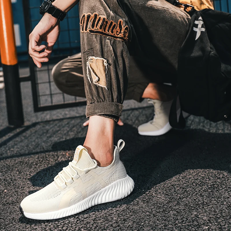 

Sneakers Casual Shoes Men Casual Shoes Sapatos Male Sneakers High Top Fashion Mesh Spring Summer Causal For 2020 Breathable Man
