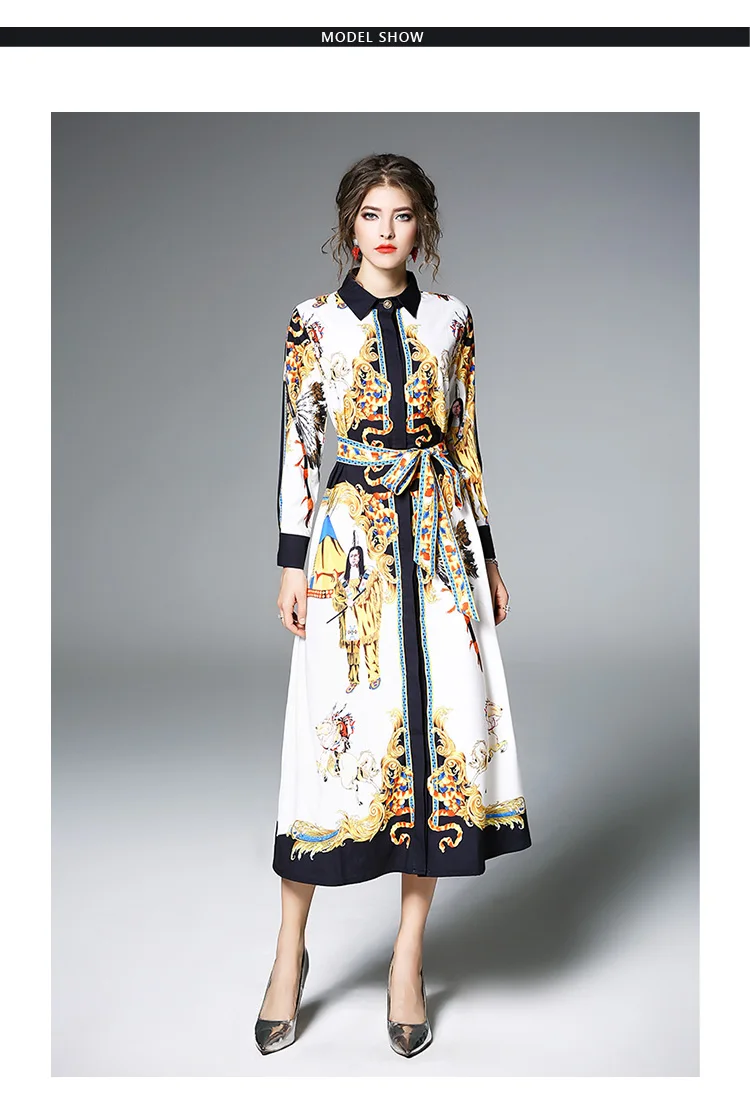 Новое поступление фирменный дизайн Винтаж длинные платья Элегантный Для Женщин