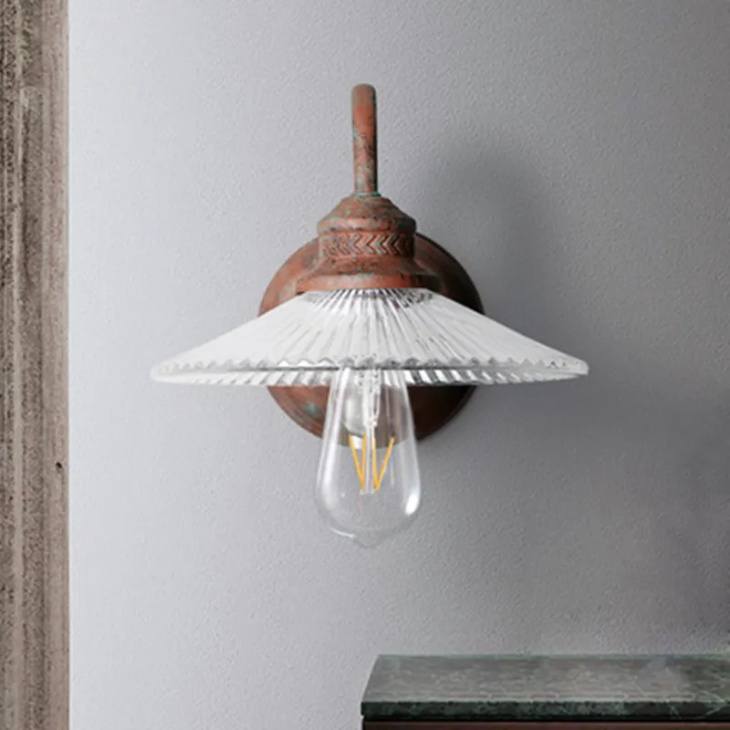 

Loft Industrial Wall Lights American Style Vintage Wall Lamp Bedroom Bedside Wall Lamps Contracted Metal Do old Wall Light