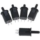 125-250V10-250V Дверной Переключатель Корпус холодильного шкафа светильник дезинфекционный шкаф закрытый Пресс переключатель черный