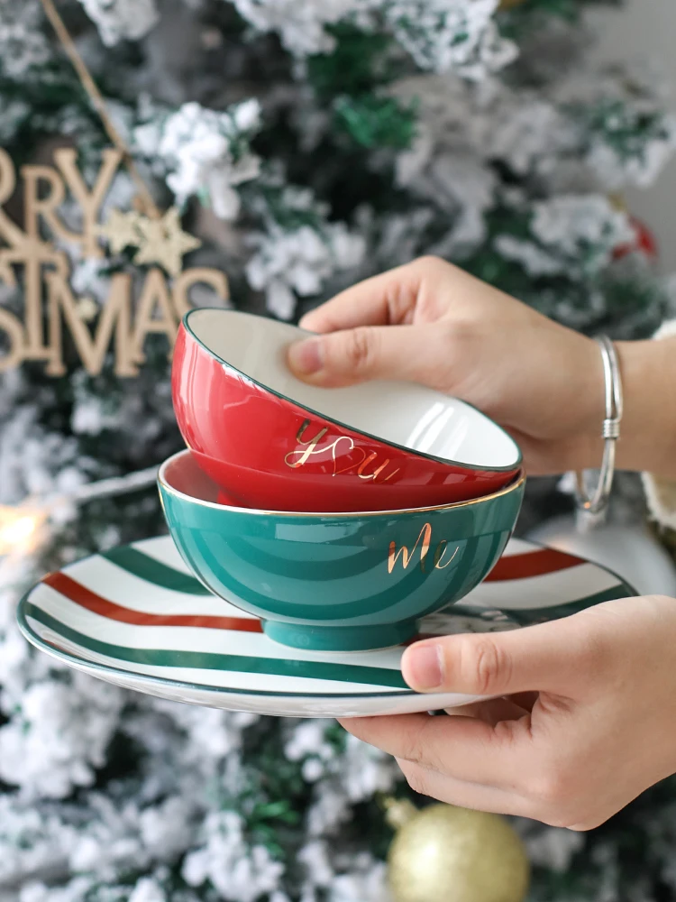 Креативная керамическая посуда в рождественском стиле из Пномпеня блюда