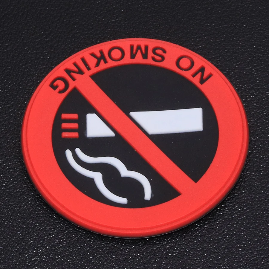 JEAZEA 5x NO SMOKING Logo Sign Tips Warning Stickers For Car Taxi Door Office Glue Decal Badge Sticker Promotion | Автомобили и