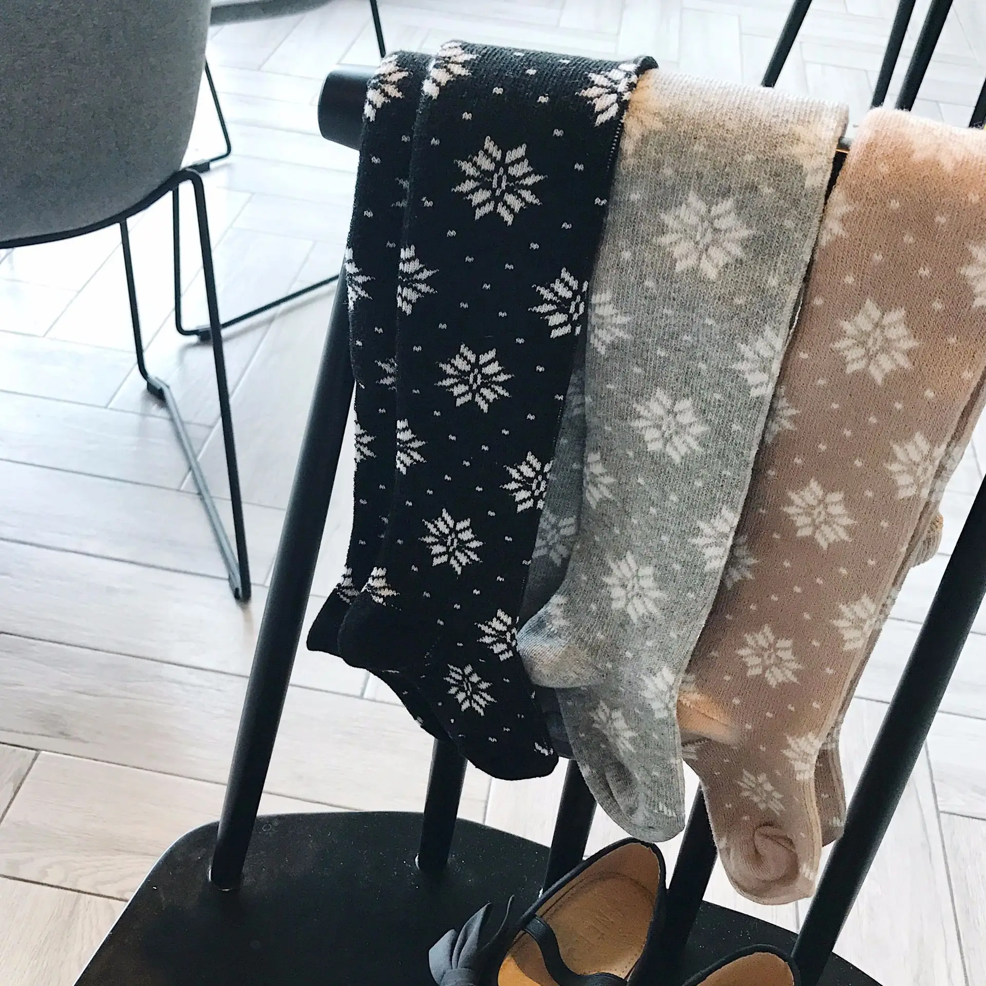 От 0 до 6 лет осенне-зимние рождественские леггинсы для маленьких девочек теплые