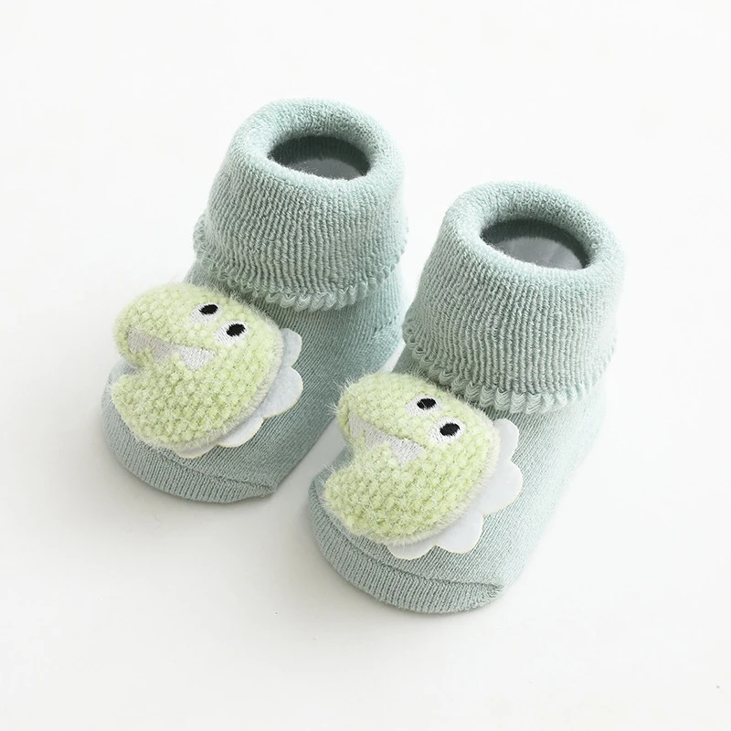 

Baby Boys Girls Infant Winter Cotton Cartoon Warm Socks Thicken Anti Slip Floor Socks Leg Warmer