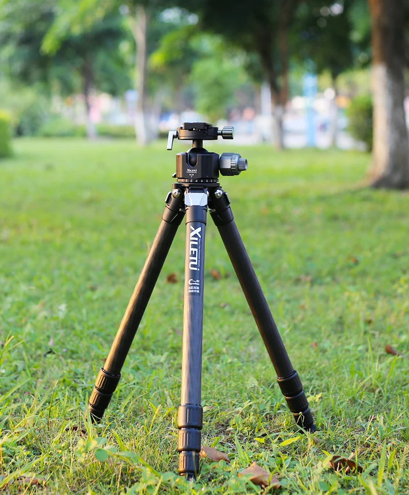 XILETU XLS-284C+ G44 Профессиональная фотография Штатив из углеродного волокна 360 градусов панорамная шаровая Головка Для Dslrs камер