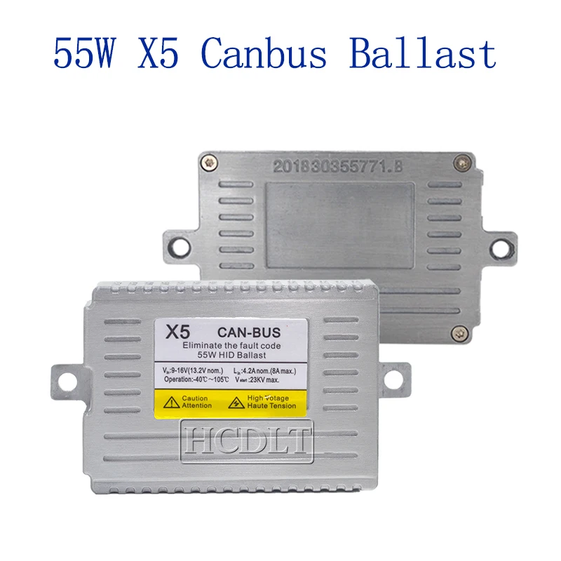 HCDLT 2 шт. AC 55 Вт DLT HID ксеноновый балласт F5 Быстрый Яркий X5 безотказный блок