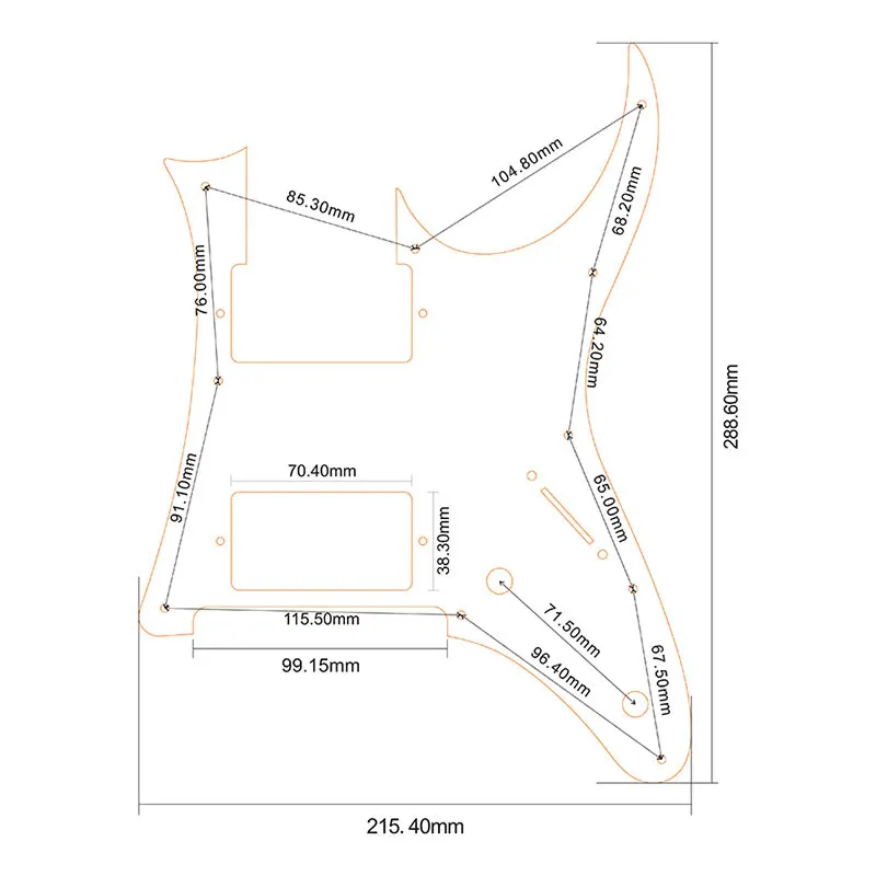 pleroo kundenspezifische elektrische gitarre teile für mij 2016 jahr ibanez rg2550z gitarre schlagbrett hh humbucker pickup scratch platte free g