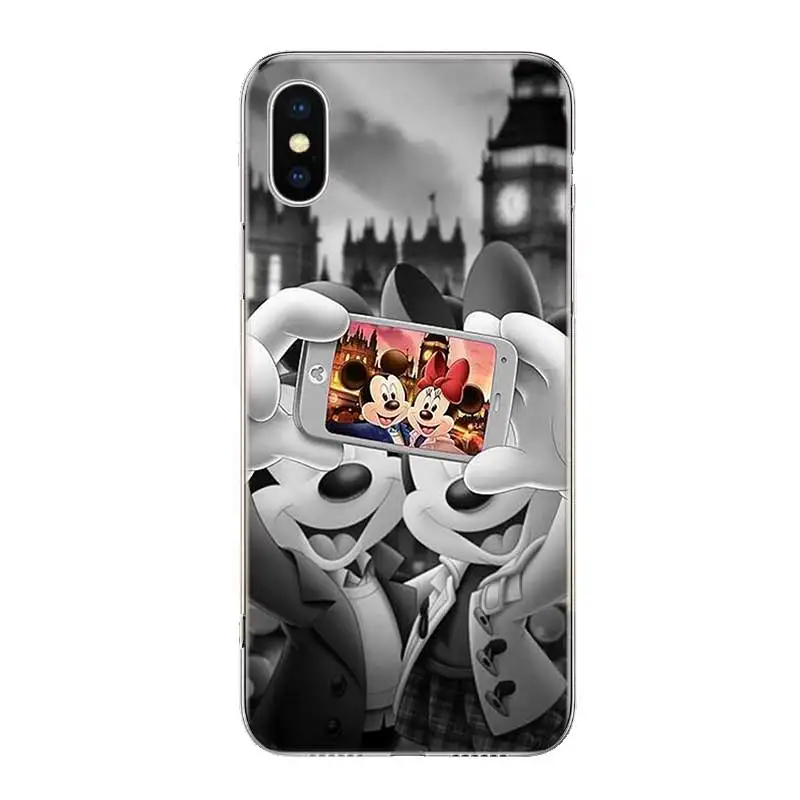 Чехол для телефона с изображением Микки и Минни чехол Apple iPhone 11 Pro Max 7 8 6 6S Plus + X XS MAX