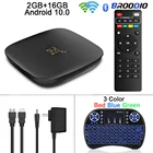 ТВ-приставка D9, Android 10,0, Amlogic S905, 2 ГБ, 16 ГБ, 4K 3D, 2,45G, Wi-Fi, Двухдиапазонная, HD, BLUETOOTH, Smart Set-Top Box, медиаплеер, Youtube, Iptv