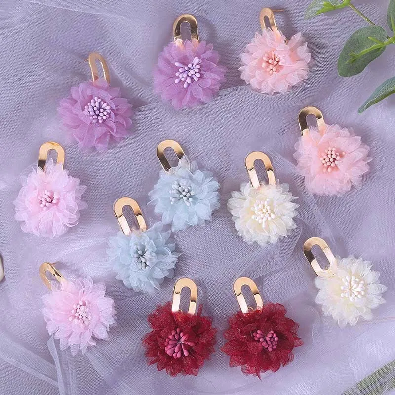 Серьги Aretes Oorbellen Ins в Корейском стиле милые тонкие серьги с цветами из кружевной