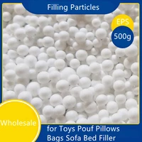500g white foam ballsbag baby filler bean bag filler foam beads styrofoam ball chairsofa toys sleeping pillow filling 3 5mm