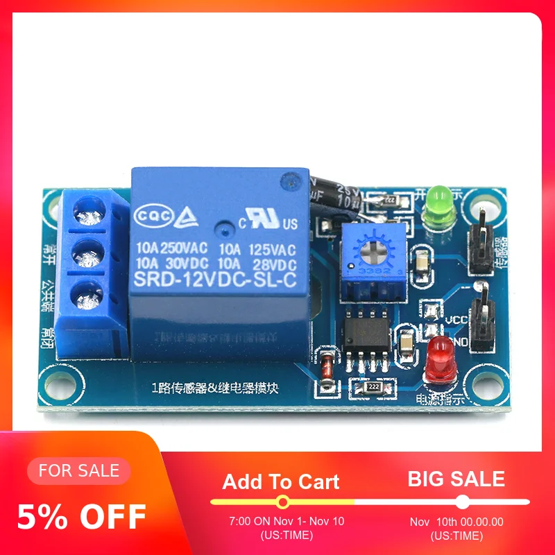 Новинка 5 в пост. Тока датчик влажности почвы релейный модуль управления