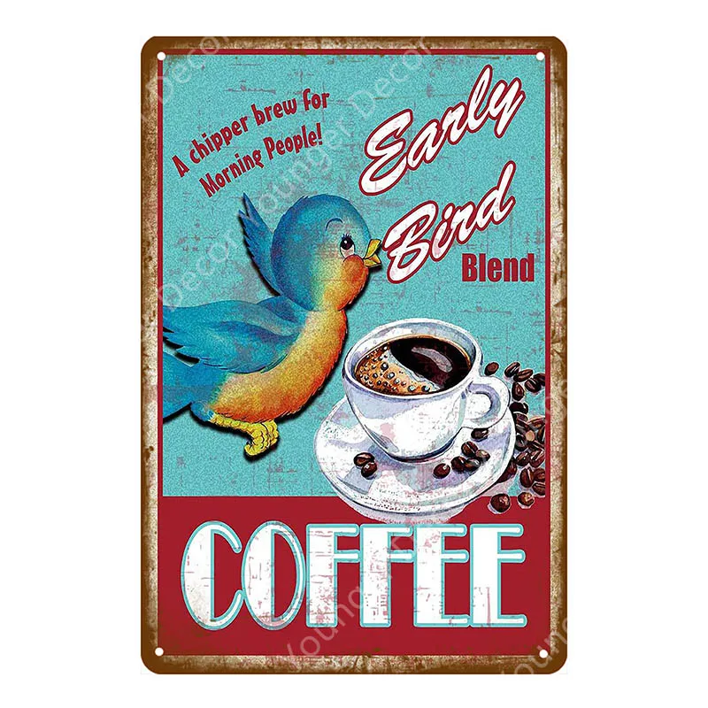 Italia Caffe Парижское кафе Italiano кофейные металлические банки для паба клубный