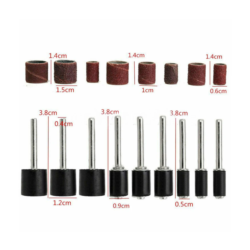 

338pcs New Drum Sanding Abrasive 1/2 '' 1/4 '' 3/8" Drill Chuck Sander Tool Sets Drilling Accessories