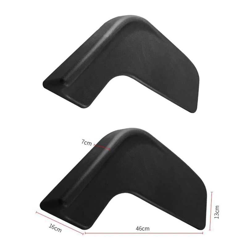 1 пара универсальных передних бампера для автомобилей сплиттер губ подбородок ABS