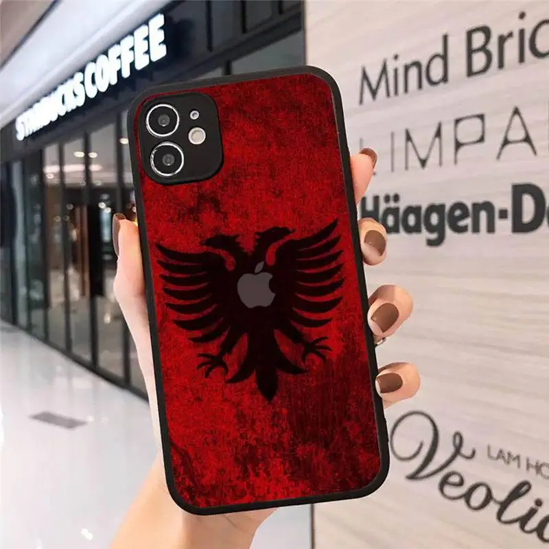 

flame Pattern art grid Phone Case Matte Transparent for iPhone 7 8 11 12 s mini pro X XS XR MAX Plus cover funda