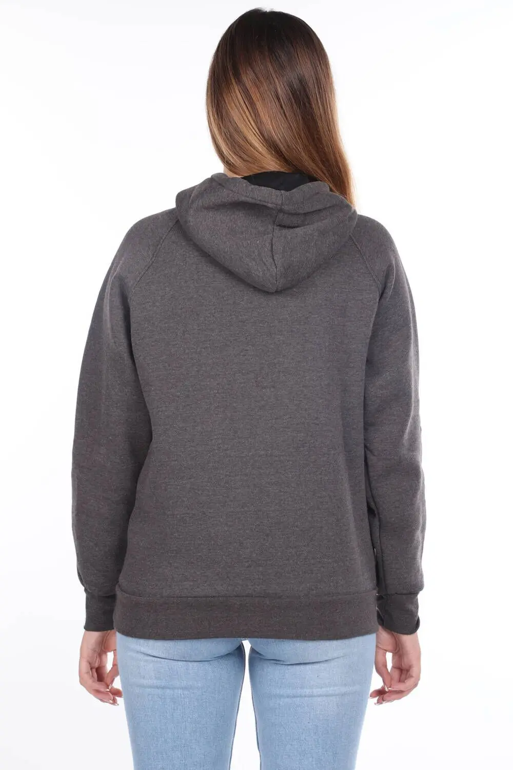 

Paris France Applique Dark Gray Womens Fleece Hooded Sweatshirt
