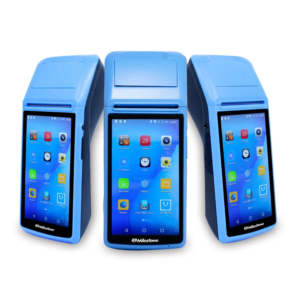 Веха термопринтер чековый счет сенсорный экран Bluetooth wifi GPRS POS машина USB SM Android портативный беспроводной M1