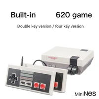 retro ns nes video game console with 620 built in games 2 controllers