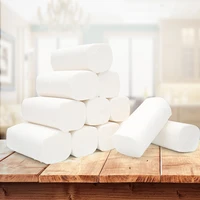 wood roll paper 12 rolls toilet paper household hotel coreless printing
