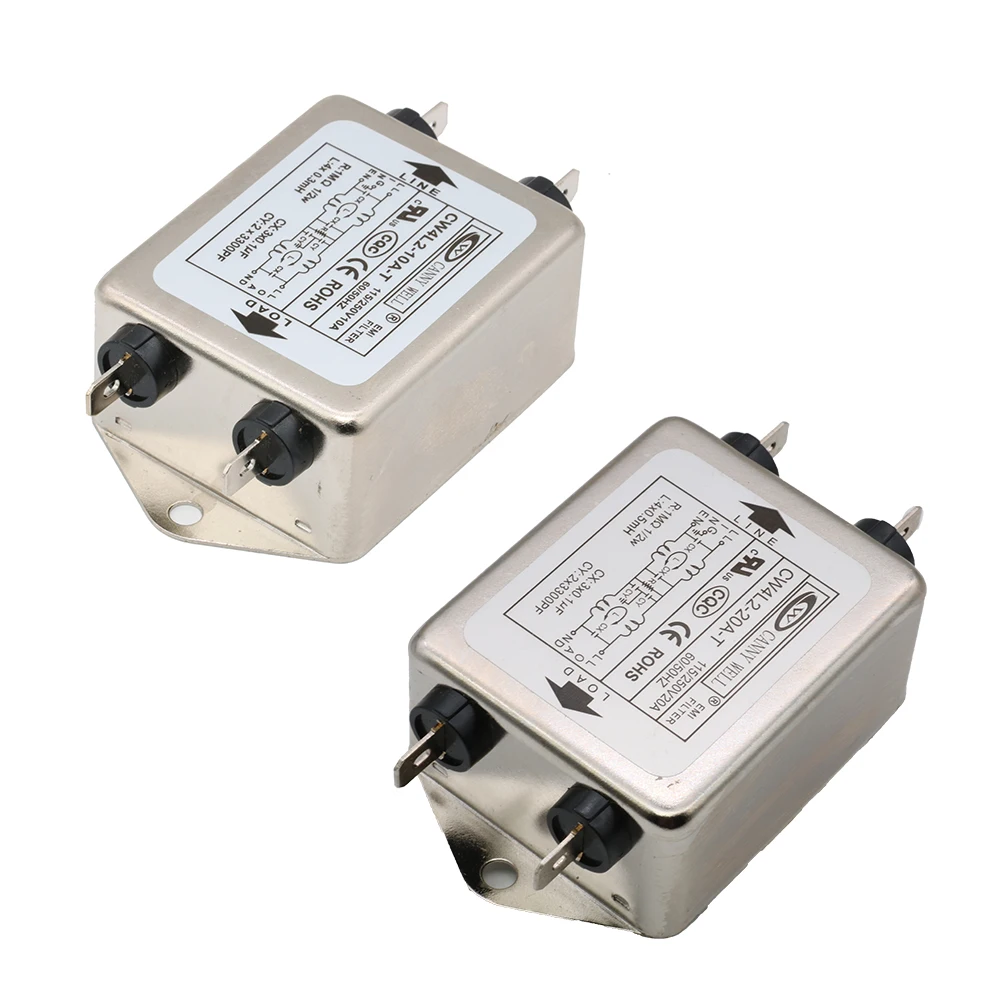 Электромагнитный фильтр яркий однофазный 115 В переменного тока 250 20 А Гц|Детали