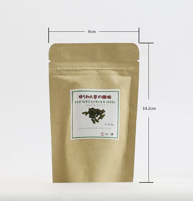 35 г садок для рыбы с украшением в виде кристаллов красная креветка еда