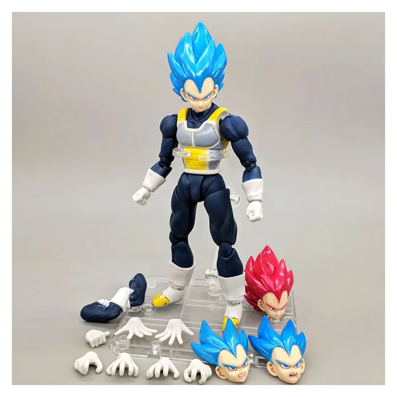 

Dragon Ball SHF Vegeta IV Trunks Frieza Son Goku Jiren Joints Movable Action Figure Ornament Model Toys for Fans Gift