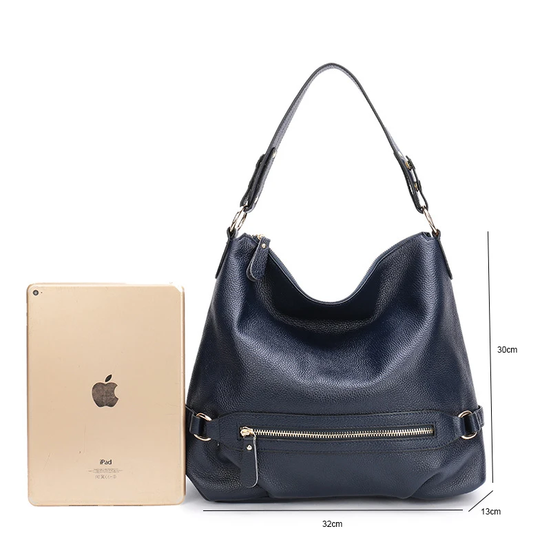 

YourSeason Ladies Luxury Handbags 2021 Fashion Genuine Leather Casual Tote Large Capacity Womens Shoulder Bags Solid Color