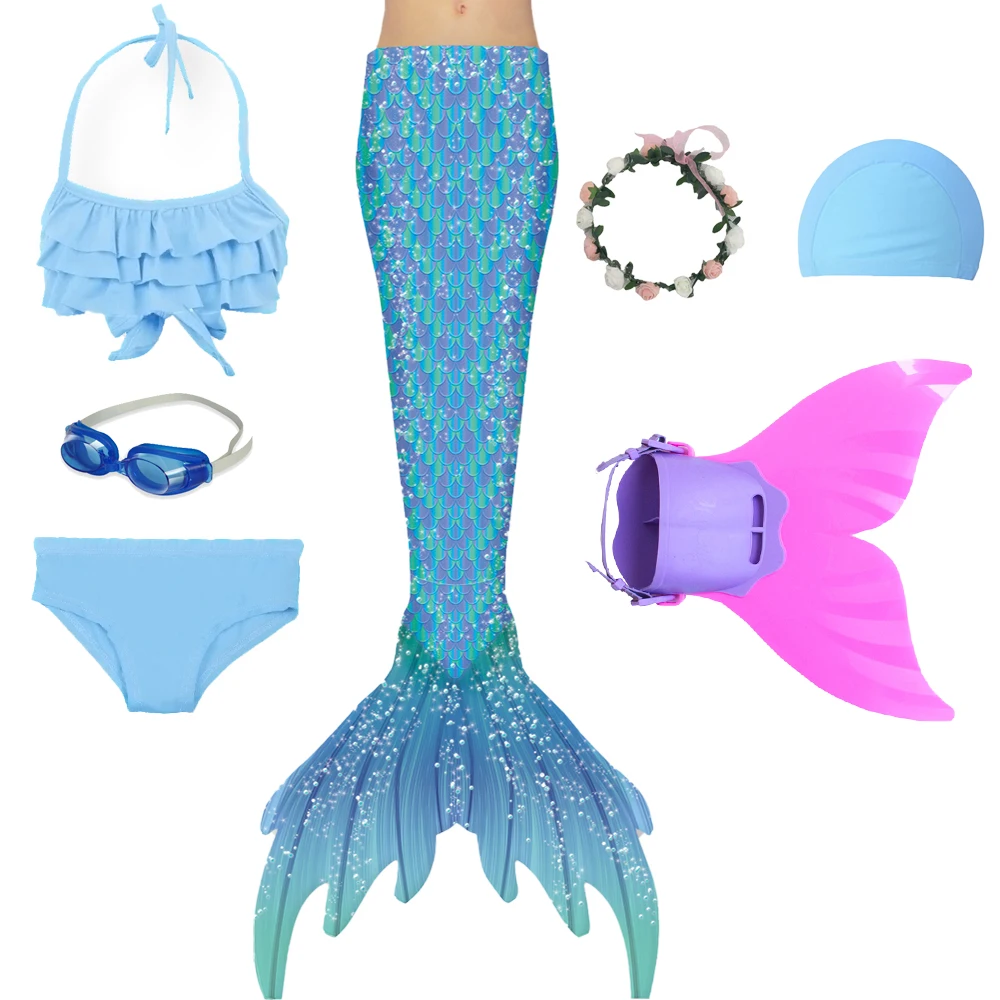 Детский летний вечерние льник с хвостом русалки 10 цветов|Костюмы из фильмов и ТВ|