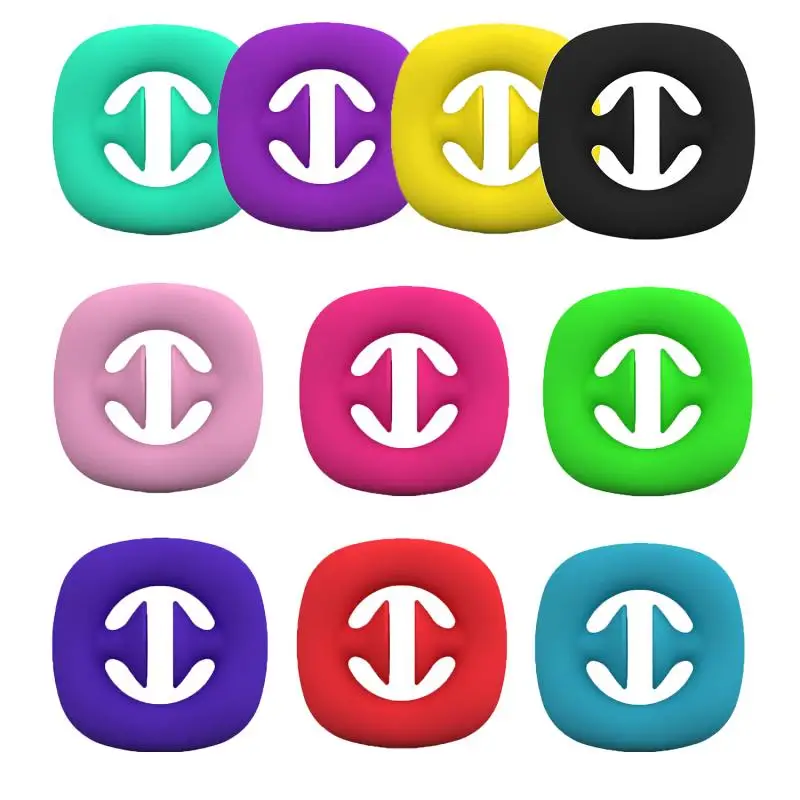 

Anti Stress Finger Hand Grip Stress Reliever Fidget Toy Adult Child Simple Dimple Stress Toys Decompression Hand Grip Dropship