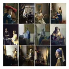 5D DIY всемирно известный художник Йоханнеса Вермеера, алмазная живопись, вышивка крестиком, алмазная вышивка, мозаика, украшение для дома