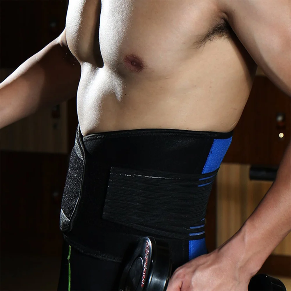 Горячая Новинка 1 шт. Регулируемый Неопреновый двойной Тяговый Поясничный ремень