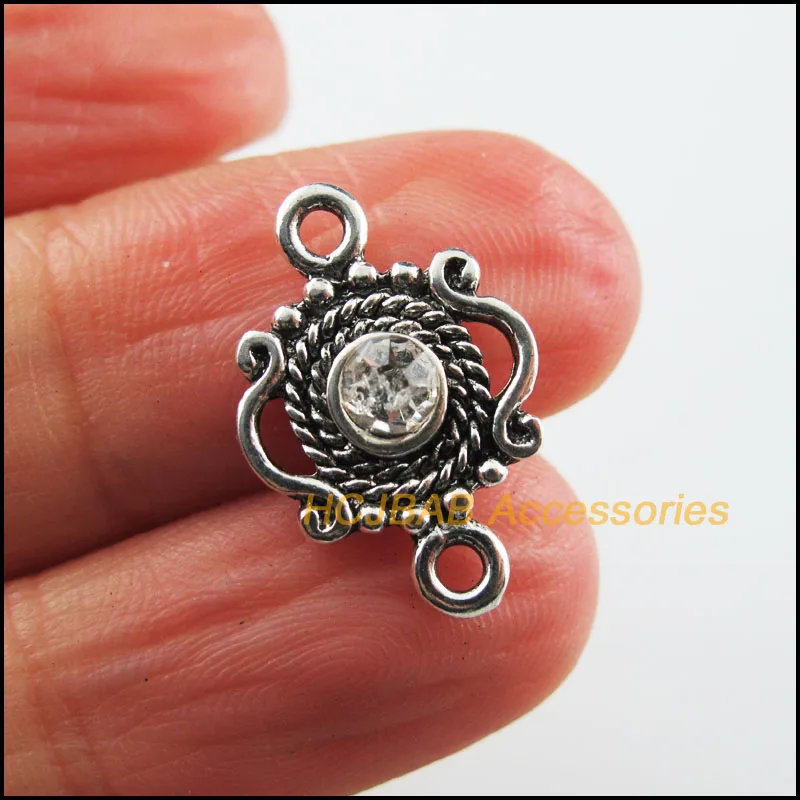 Подвеска в виде короны с прозрачными кристаллами соединители для цветов