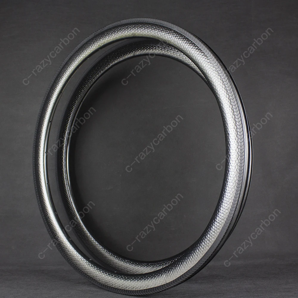 Углеродные велосипедные диски Golf Dimple Aero Carbon Road Wheels Clincher 32/45/50/58/80 мм углеродный