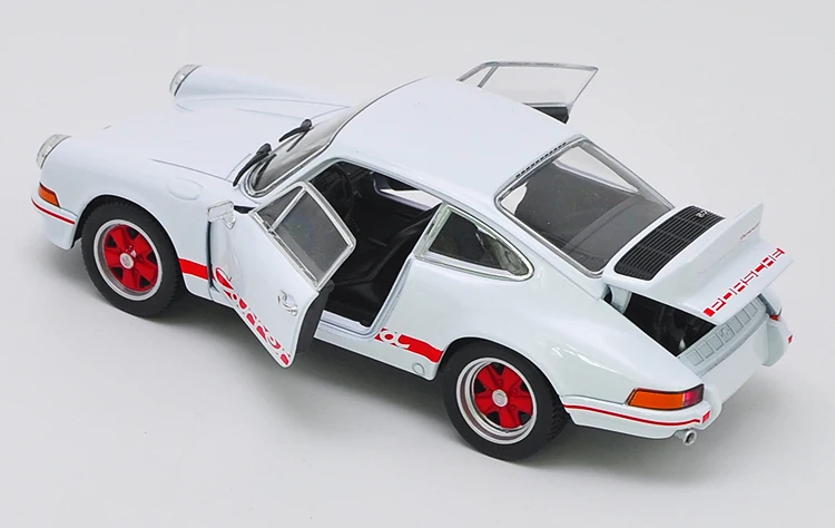 Модель автомобиля Welly 1/24 1:24 1973 Porsche 911 Carrera RS Спортивная литая модель игрушка на