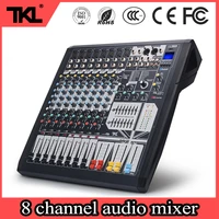 tkl professional audio mixer glsd 8 12 16 channels with usb bluetooth stage digital dj mixer device