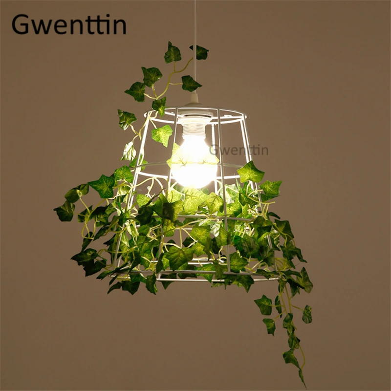 Современный Кофе бар Обеденная лампы завод DIY подвесной светильник с клетка для