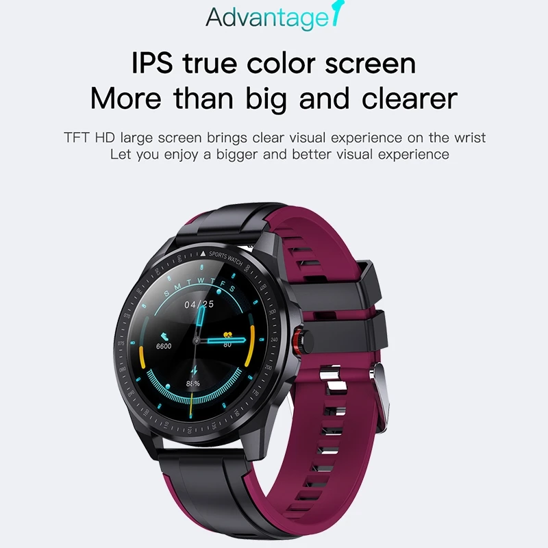 

Smart Watch Heart Rate Blood Pressure Monitor Bracelet IP68 Waterproof Sports Smart Watch for Men Women