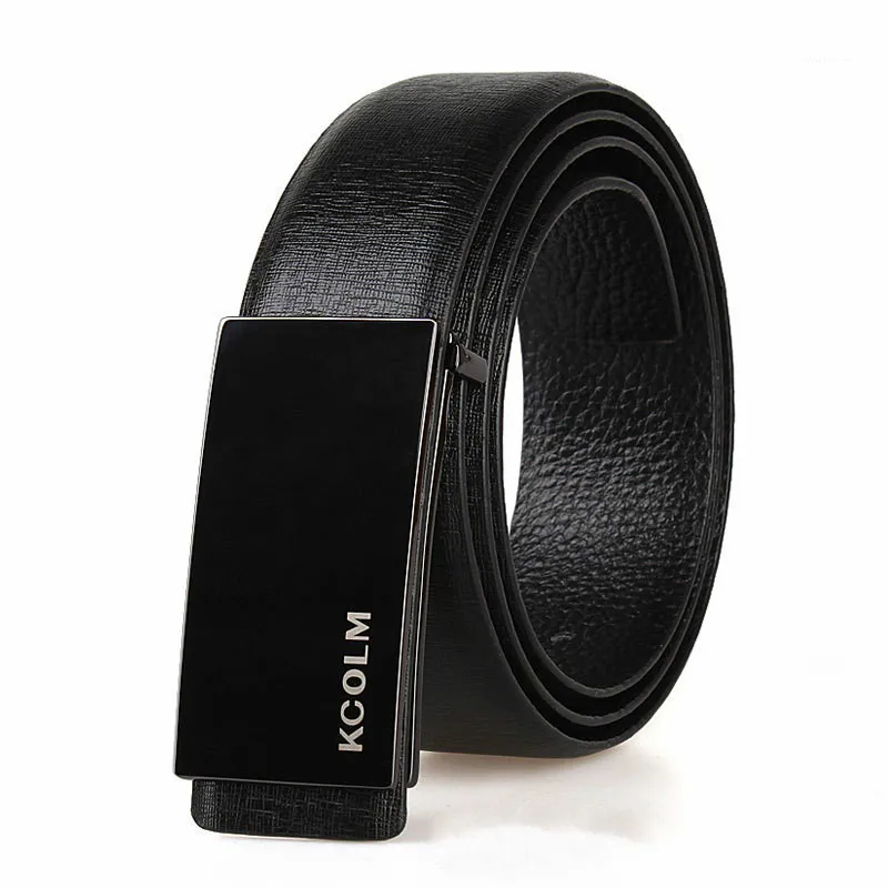 Gun-black Deepeel, 3,4 см* 105-125 см, натуральная кожа, гладкая Пряжка, Harajuku, ремень, роскошная Мода, Воловья кожа, деловой пояс для отдыха, YB248 - Цвет: Gun-black