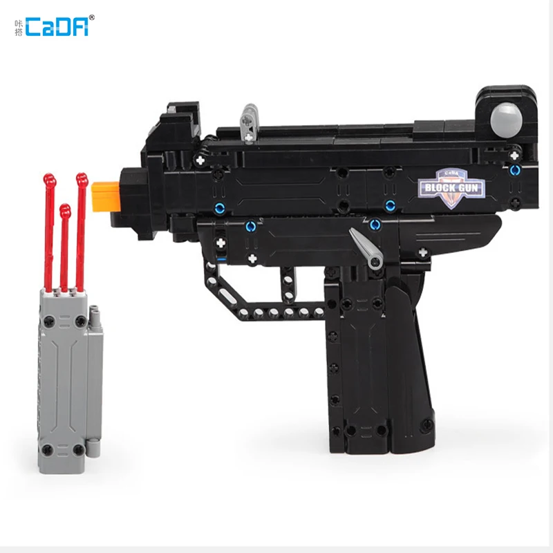 

CaDA 359PCS Small Gun Shape Model Toys DIY Bricks Set Educational Toys Children's Gift