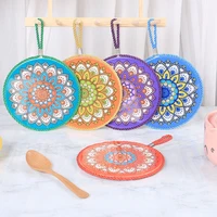 new wash free insulation mat amazon mandala pattern decorative cutlery round ceramic cup cushion with sling